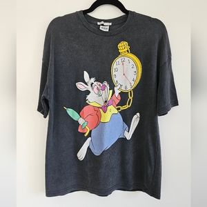 Zara Disney Alice in Wonderland T Shirt M Medium